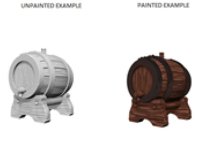 Wizkids Unpainted Minis Wv2 Keg Barrels