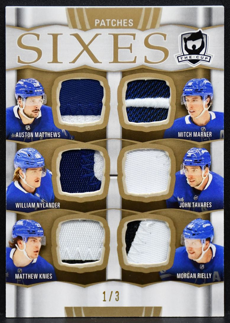 2024-25 Cup Matthews/Marner/Nylander/Tavares/Knies Maple Leafs 1/3 Patch 3923