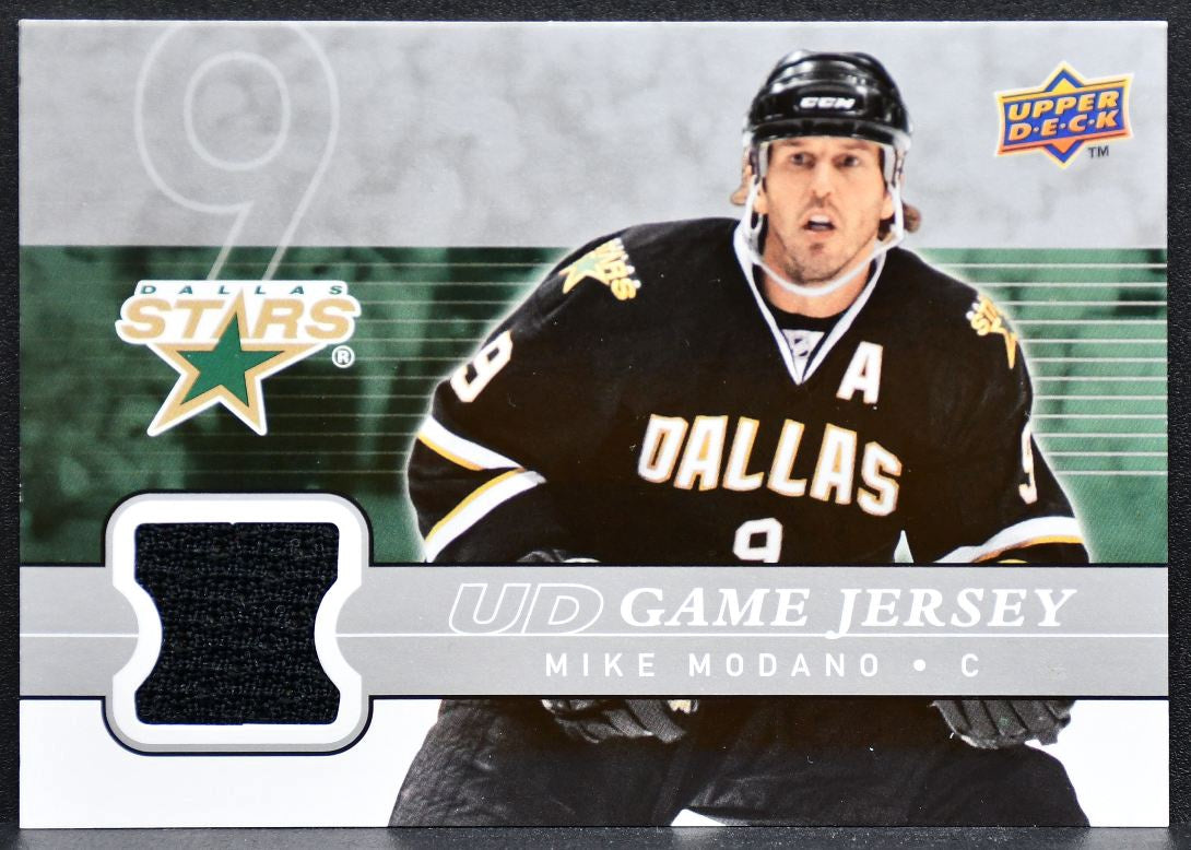 2008-09 Upper Deck Series 1 UD Game Jersey Mike Modano GJ-MO Stars Jersey 3374
