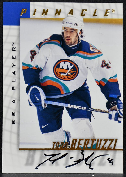 1997-98 Pinnacle Be a Player Autographs Todd Bertuzzi 168 Auto 4983
