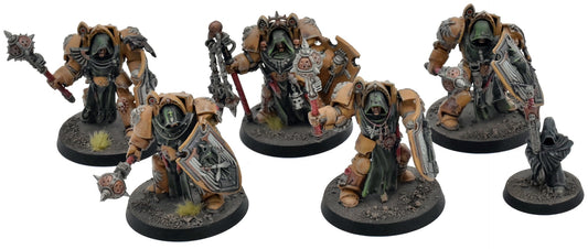 DARK ANGELS 5 Deathwing Knights #1 WELL PAINTED Warhammer 40K