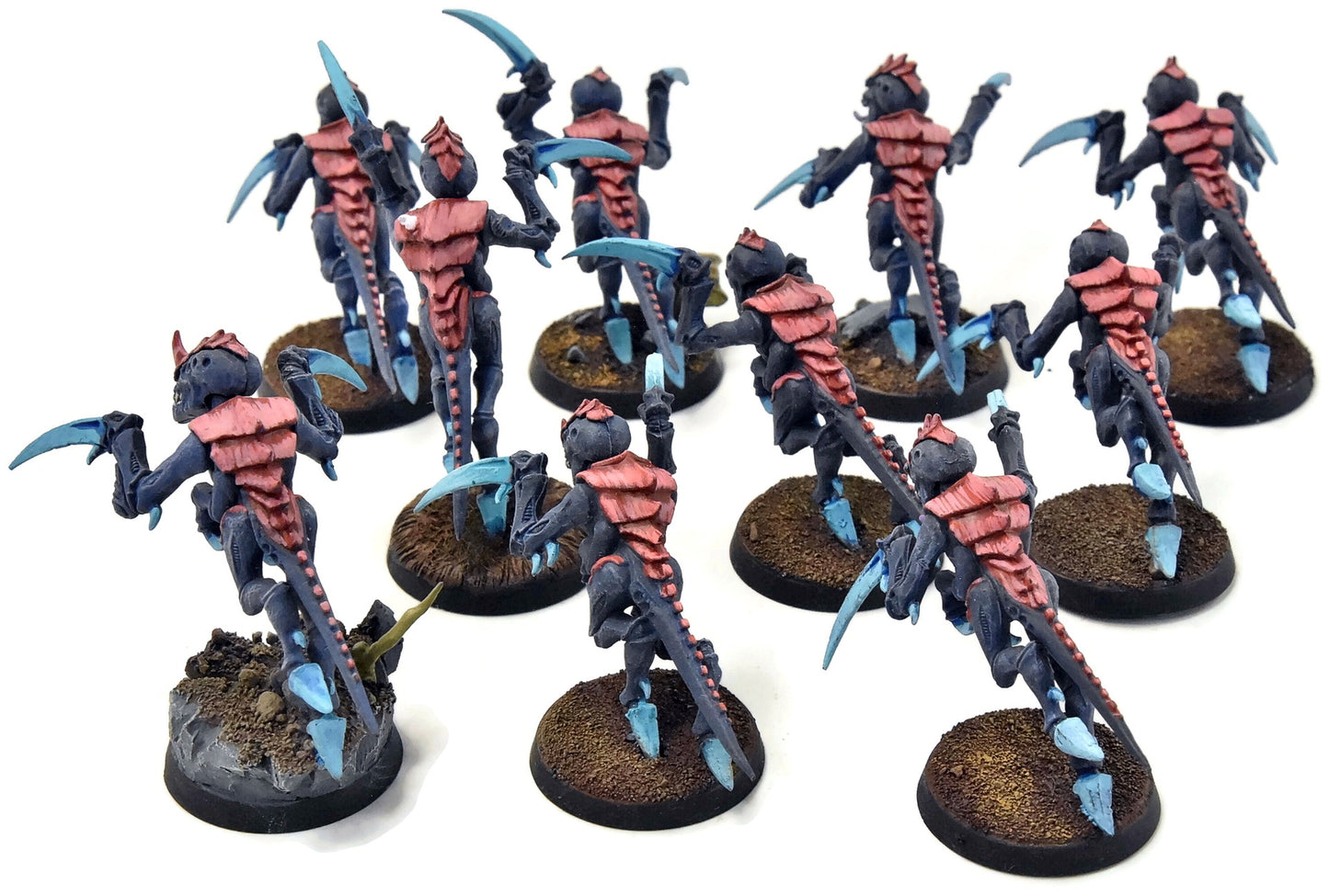 TYRANIDS 10 Hormagaunts #4 WELL PAINTED Warhammer 40K
