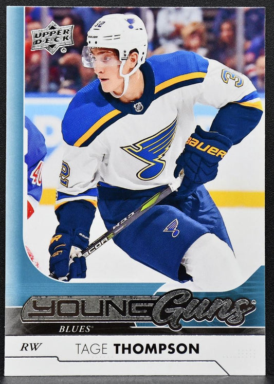 2017-18 Upper Deck Series 1 Young Guns Tage Thompson 228 St. Louis Blues RC 8389