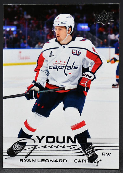 2025-26 UD Series 1 Young Guns Ryan Leonard 238 RC