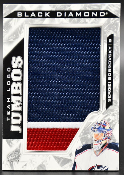 2024-25 UD Black Diamond Sergei Bobrovsky TL-SB Columbus Blue Jackets Patch