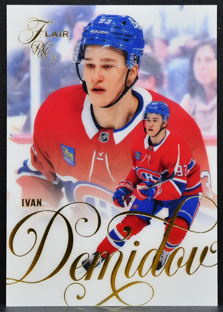 2025-26 Flair Rookie Ivan Demidov 190 Montreal Canadiens RC 0641