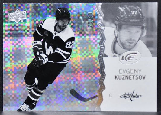 2023-24 Upper Deck Ice Greyscale Evgeny Kuznetsov 39 Washington Capitals 26/99 8441