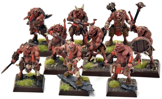 BEASTMEN 9 Ungors With Bows #4 PRO PAINTED Fantasy