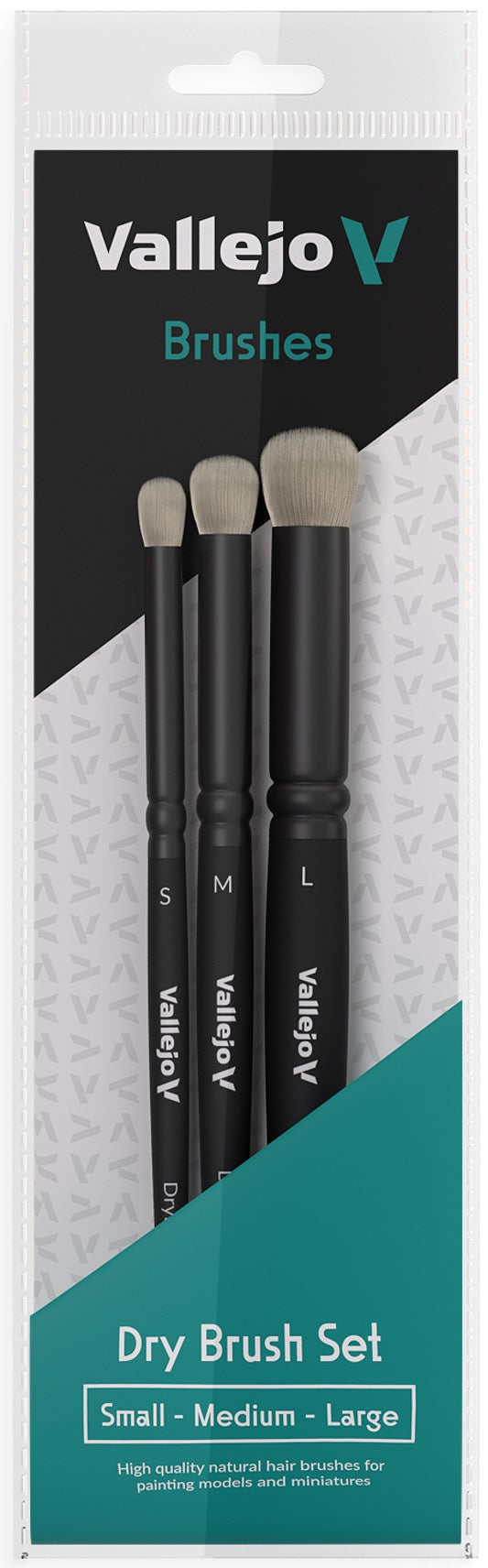 Vallejo - Natural Hair Dry Brush Set (VAL-B07990)
