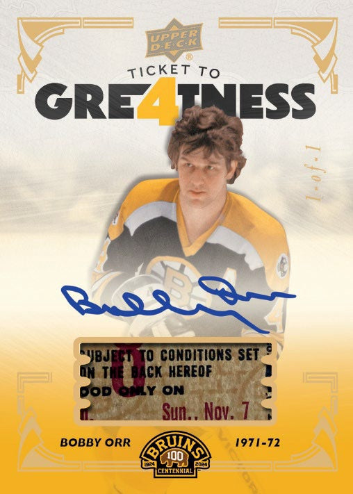 Upper Deck Boston Bruins Centennial 23/24 Box