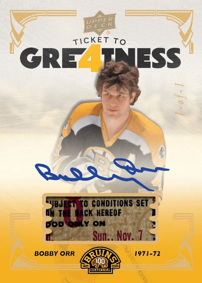 Upper Deck Boston Bruins Centennial 23/24 Box
