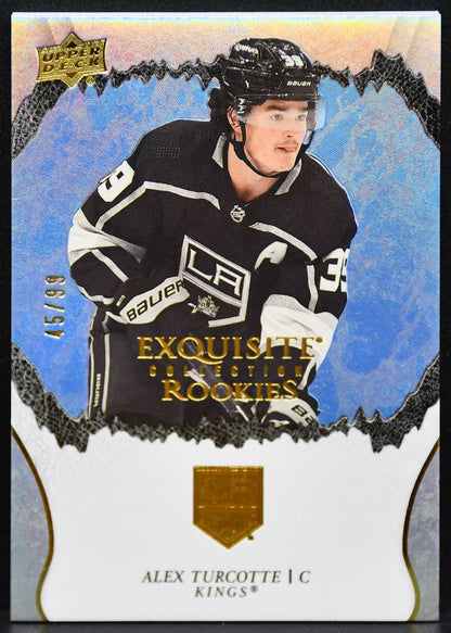 2021-22 UD Exquisite Collection Rc Gold Alex Turcotte R-3 Kings RC 45/99 4326