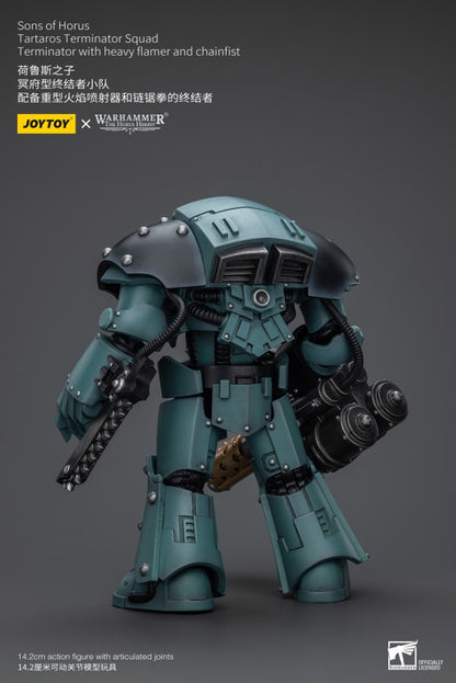 Tartaros Terminator Squad Terminator With Heavy Flamer And Chainfist Joy Toy
