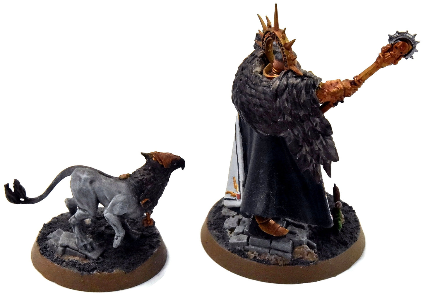 STORMCAST ETERNALS Lord Imperatant With Gryph Hound #2 WELL PAINTED Sigmar