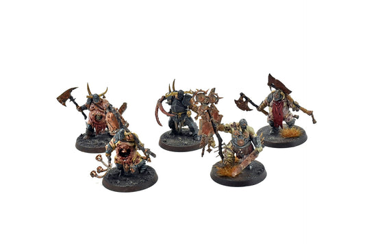DAEMONS OF NURGLE 5 Putrid Blightking #3 WELL PAINTED Warhammer Sigmar