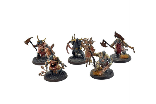 DAEMONS OF NURGLE 5 Putrid Blightking #3 WELL PAINTED Warhammer Sigmar