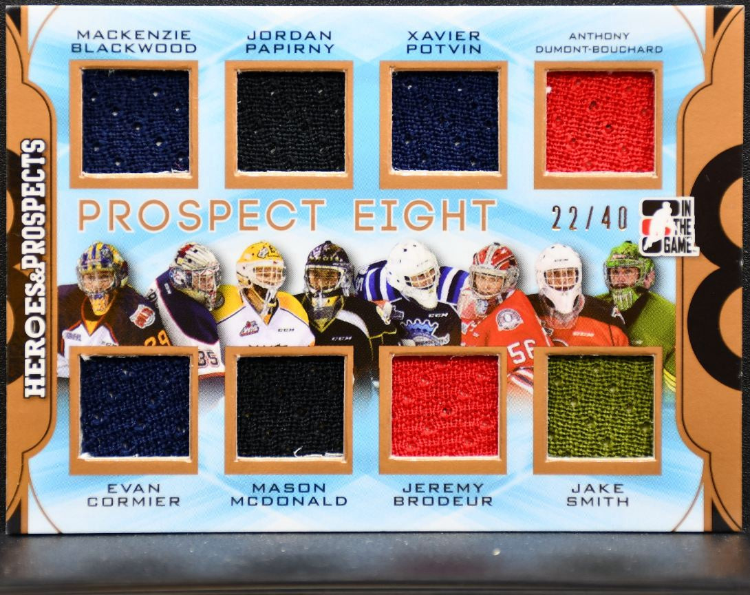 2015-16 ITG H&P Prospect 8 Bronze Blackwood/Cormier/Papirny +5 /40 Jersey 3123