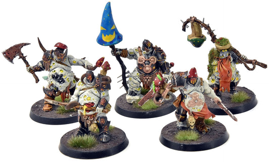 MAGGOTHKIN OF NURGLE 5 Putrid Blightkings #2 WELL PAINTED SIGMAR