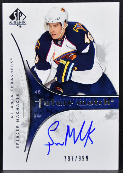 2009-10 SP Authentic Future Watch Auto Machacek Thrashers RC Auto 797/999 5030