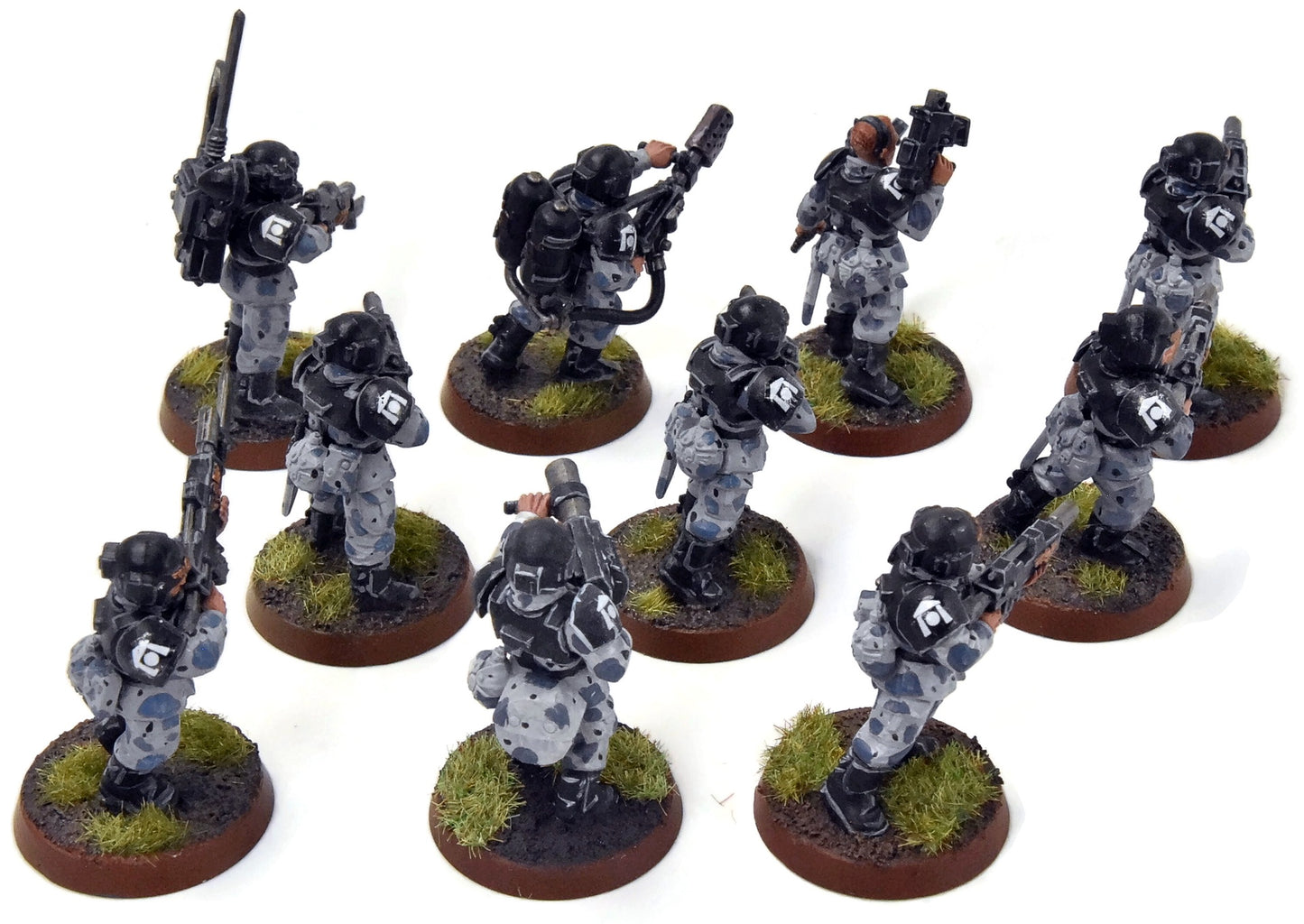 ASTRA MILITARIUM 10 Cadian Shock Troop #12 WELL-PAINTED Warhammer 40K
