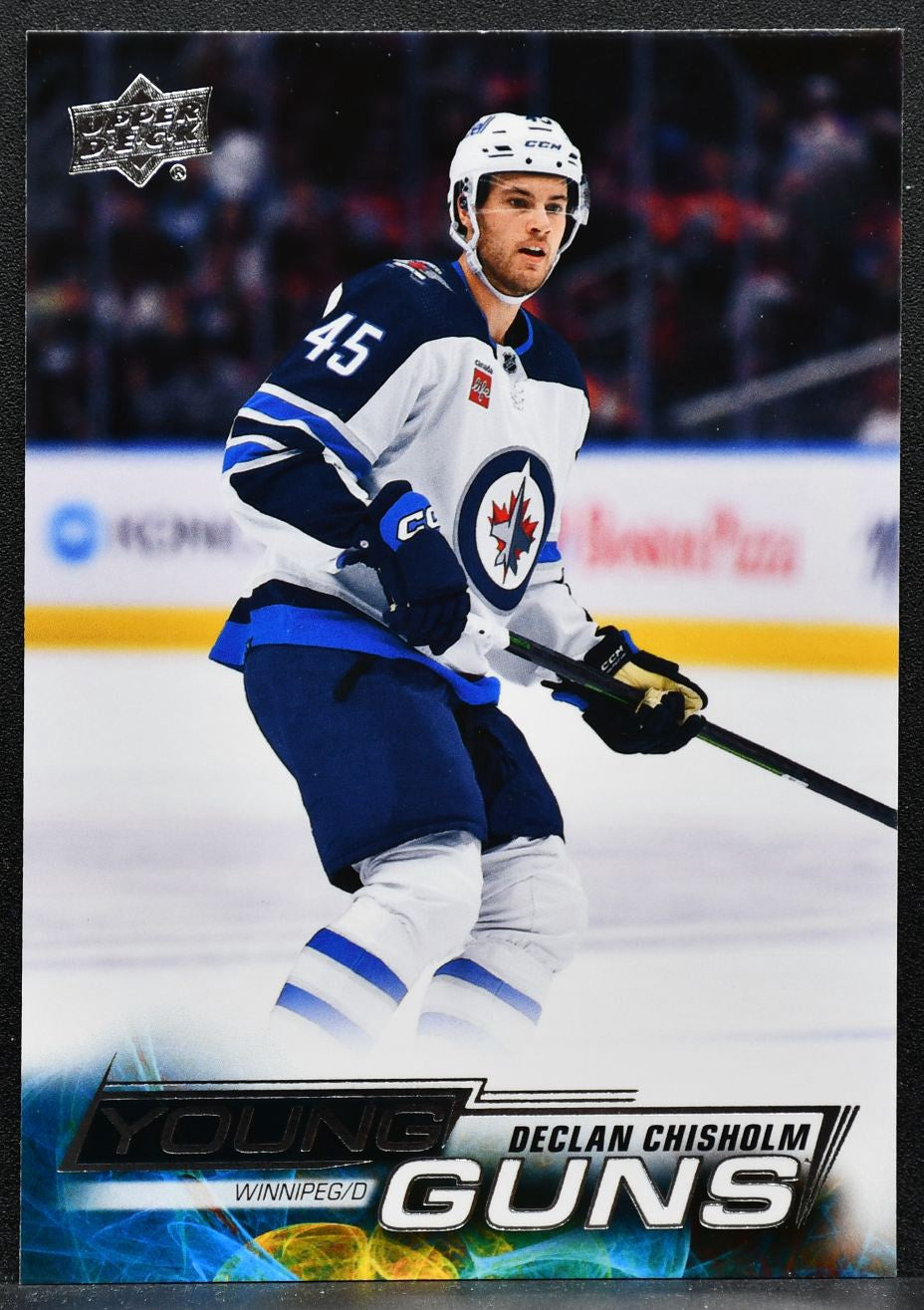 2022-23 Upper Deck Series 2 Young Guns Declan Chisholm 486 Winnipeg Jets RC 3796
