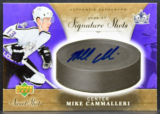 2006-07 Upper Deck Sweet Shot Signature Shots Mike Cammalleri Kings Auto 2762
