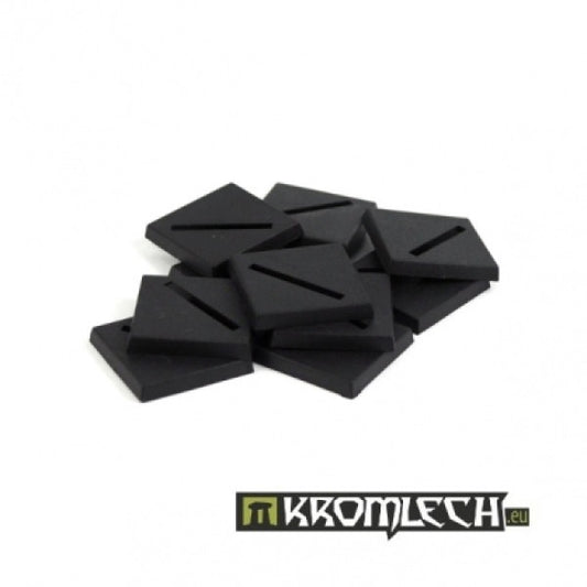 25mm Square Slotta Bases (10)
