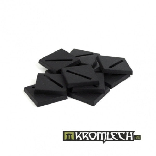 25mm Square Slotta Bases (10)