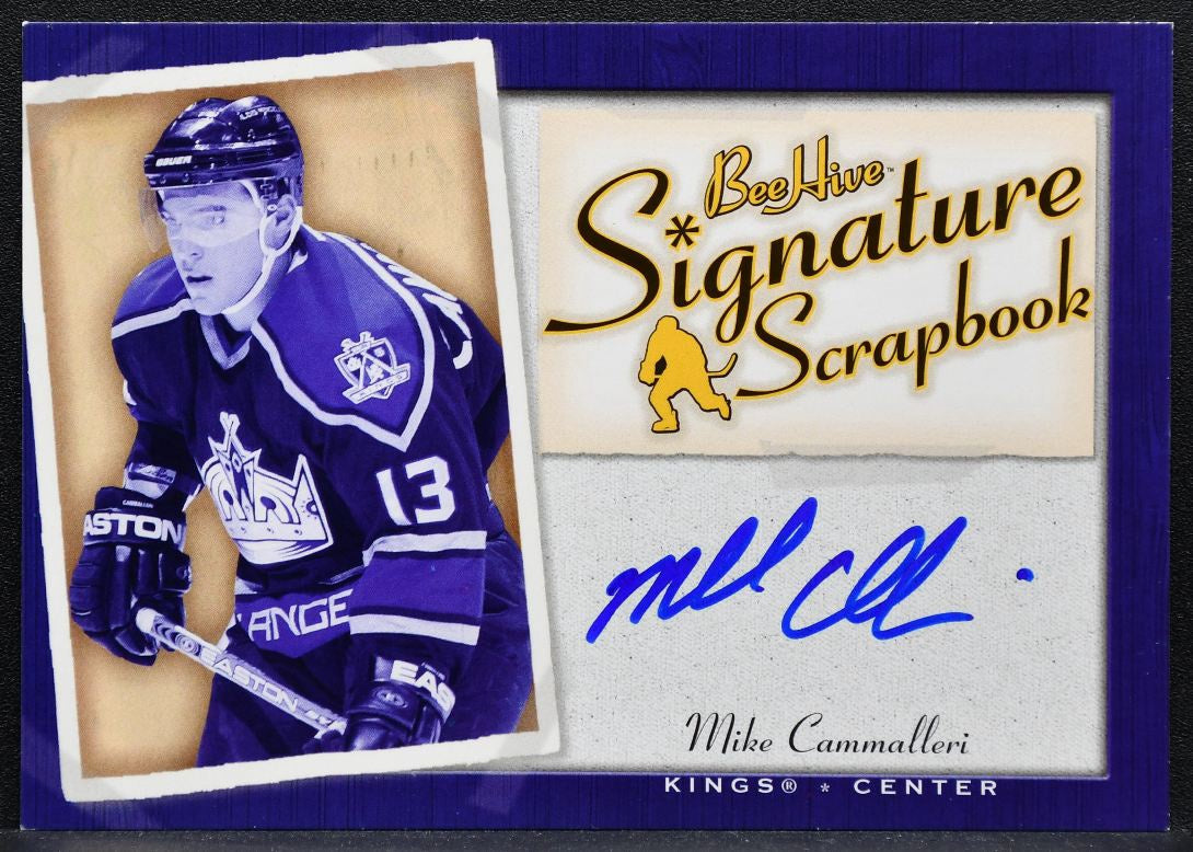2005-06 UD Beehive Signature Scrapbook Mike Cammalleri SS-MC Kings Auto 3192