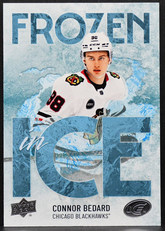 2024-25 Upper Deck Ice Frozen In Ice Connor Bedard FI-34 Chicago Blackhawks 6353