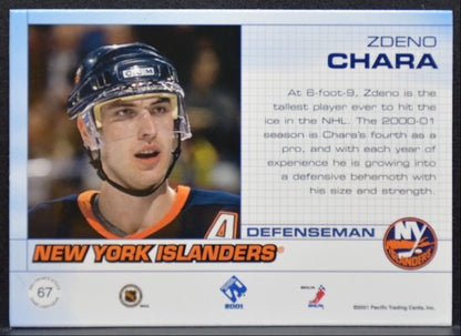 2000-01 Pacific Private Stock Game Gear Zdeno Chara Jersey 9076