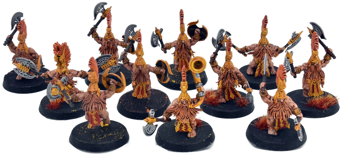FYRESLAYERS 11 Vulkite Berzerkers #3 WELL PAINTED Warhammer Sigmar