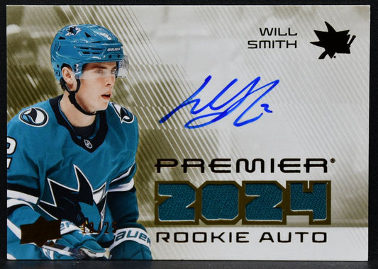 2024-25 Upper Deck Premier Rookie Auto Will Smith PRA-WS RC Auto Jersey 2606