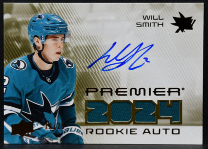 2024-25 Upper Deck Premier Rookie Auto Will Smith PRA-WS RC Auto Jersey 2606