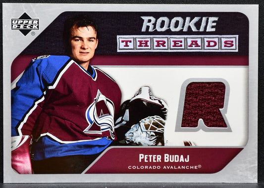 2005-06 Upper Deck Rookie Threads Peter Budaj Colorado Avalanche Jersey 5192