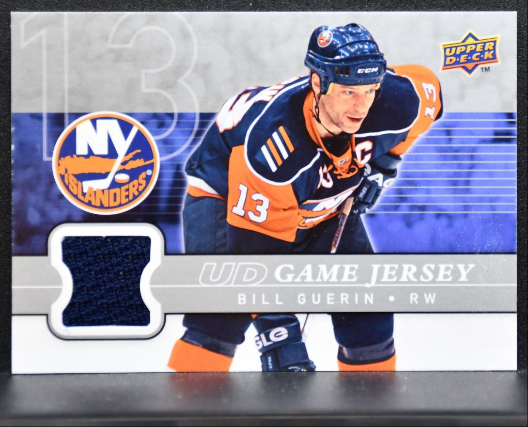 2008-09 Upper Deck Series 1 UD Game Jerseys Bill Guerin Islanders Jersey 2370