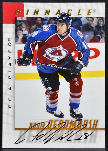 1997-98 Pinnacle Be a Player Autographs Adam Deadmarsh 52 Avalanche Auto 8812
