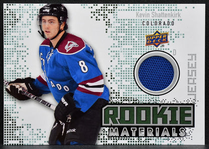2010-11 UD Series 2 Rookie Materials Kevin Shattenkirk Avalanche RC Jersey 5241