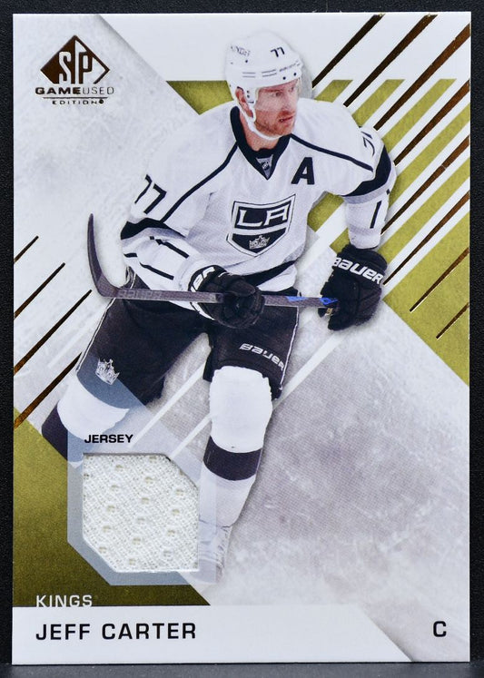2016-17 SP Game Used Jersey Jeff Carter 58 Los Angeles Kings Jersey 2967