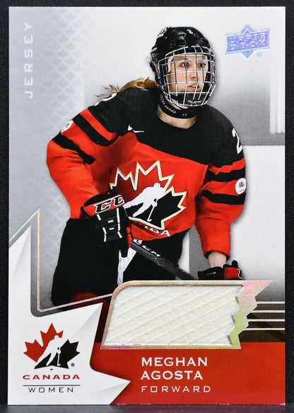 2020-21 Upper Deck Team Canada Juniors Meghan Agosta 69 Canada Jersey 7936
