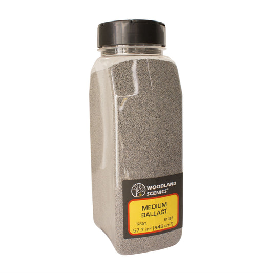 Woodland Scenics Shaker Ballast medium Grey (32 Oz) B1382