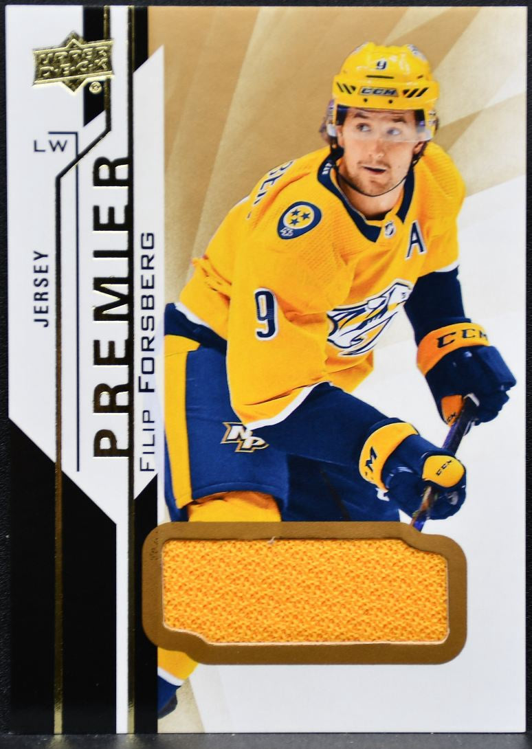 2018-19 Upper Deck Premier Jersey Filip Forsberg Predators Jersey 1068