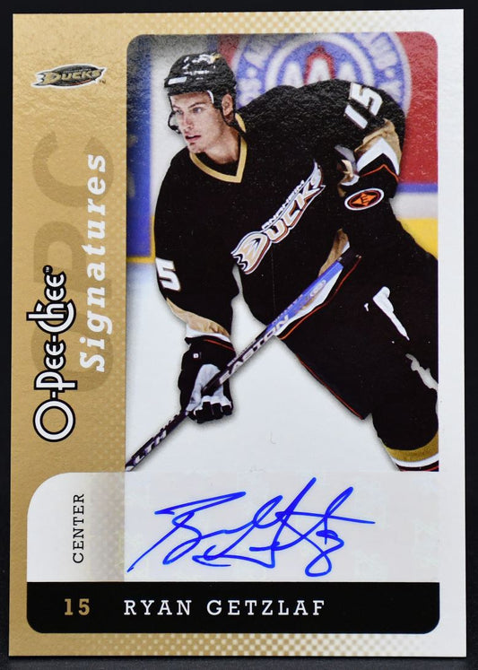 2007-08 OPC Signatures Ryan Getzlaf S-RG Auto