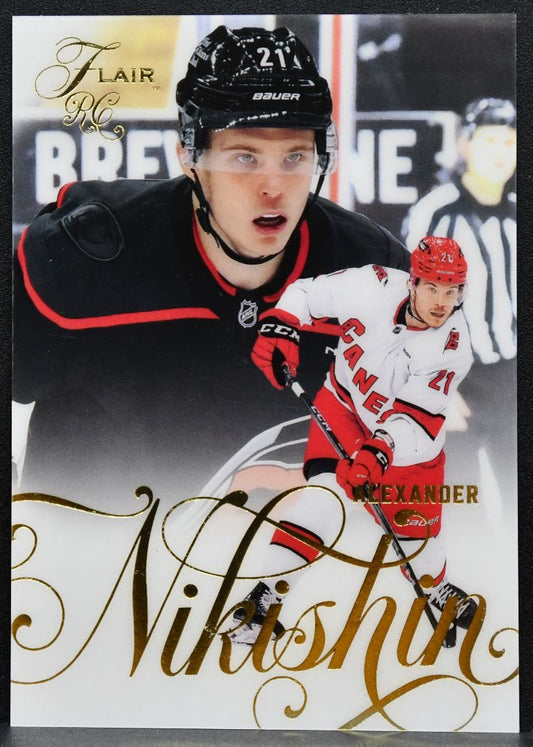 2025-26 Flair Alexander Nikishin 158 Carolina Hurricanes RC 5992