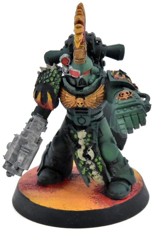 SPACE MARINES Salamander Captain #3 WELL PAINTED Warhammer 40K