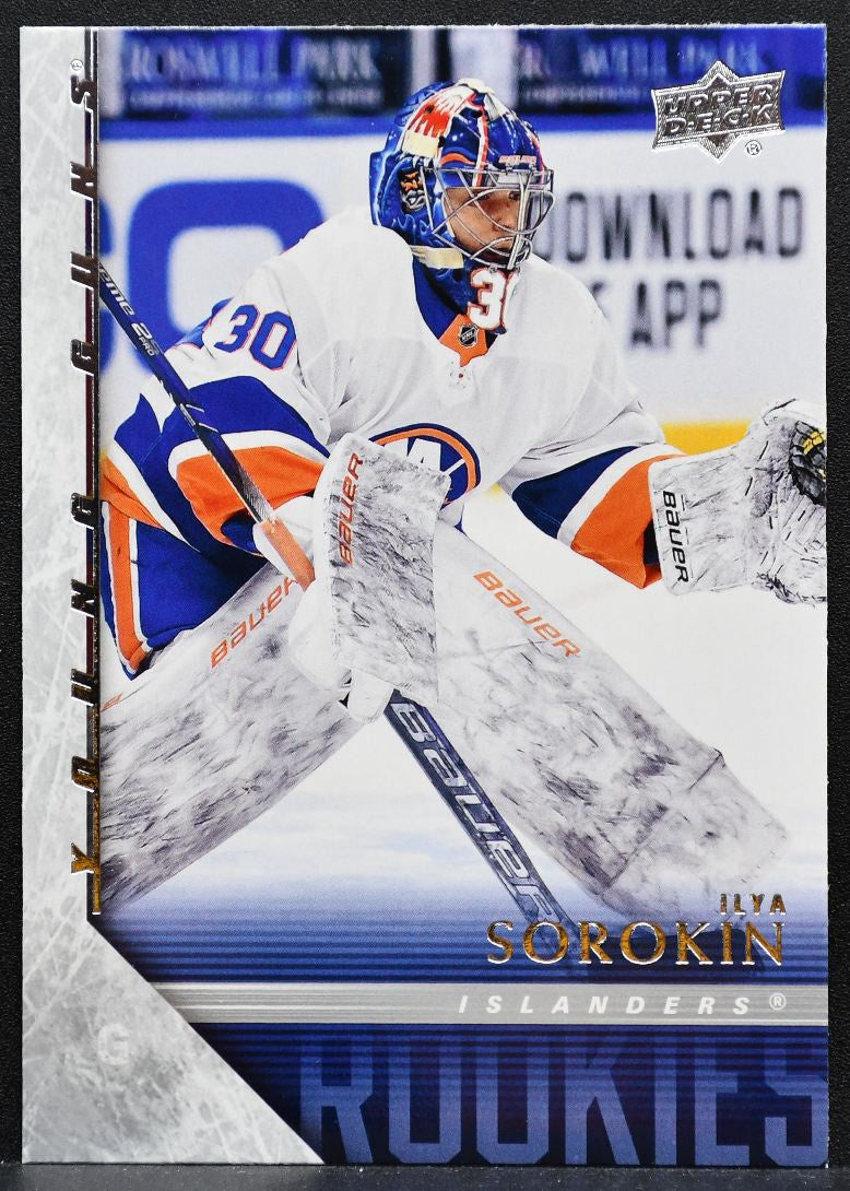 2020-21 UD Extended Series Young Guns 2005-06 Tribute Sorokin Islanders RC 2799