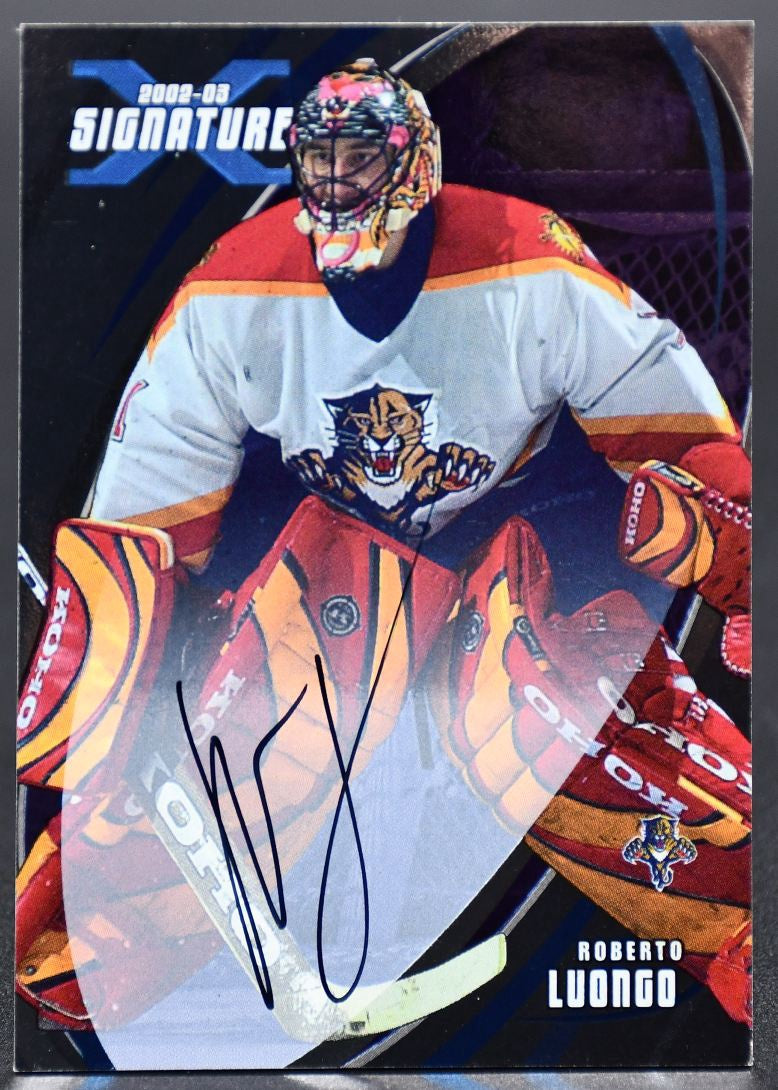 2003-04 In The Game Signature Roberto Luongo 127 Florida Panthers Auto