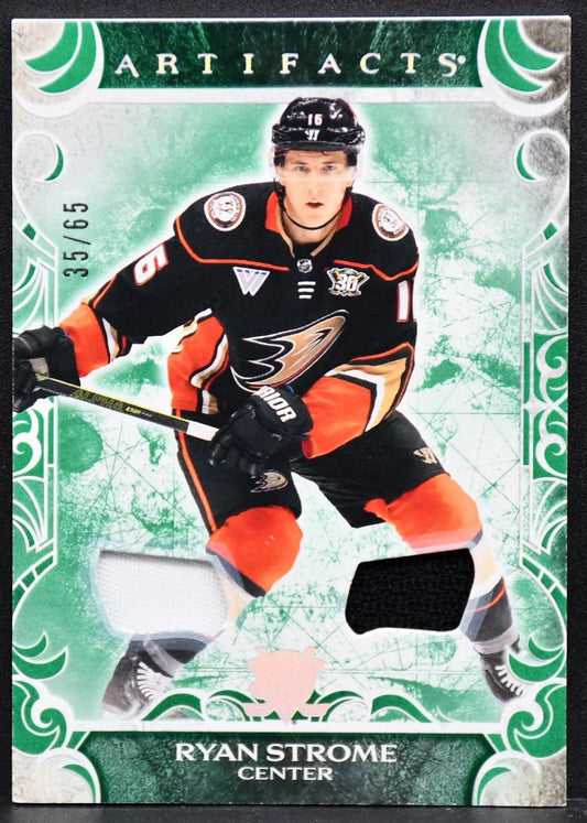 2024-25 UD Artifacts Ryan Strome 3 Anaheim Ducks 35/65 Jersey