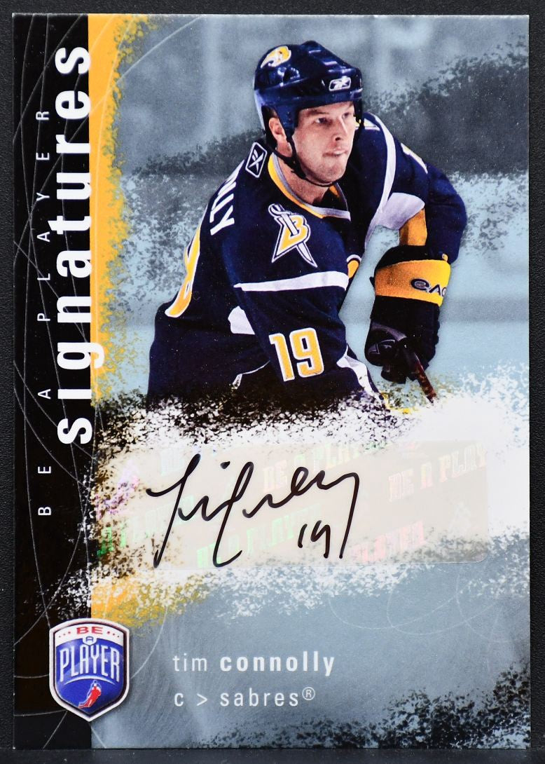 2007-08 Upper Deck Be a Player Signatures Tim Connolly S-TC Sabres Auto 9925