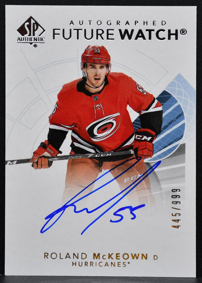 2017-18 SP Authentic Future Watch Auto Roland McKeown RC Auto 445/999 7578